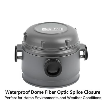 Waterproof Dome Fiber Optic Splice Closure Perfect for Harsh Environments and Weather Conditions